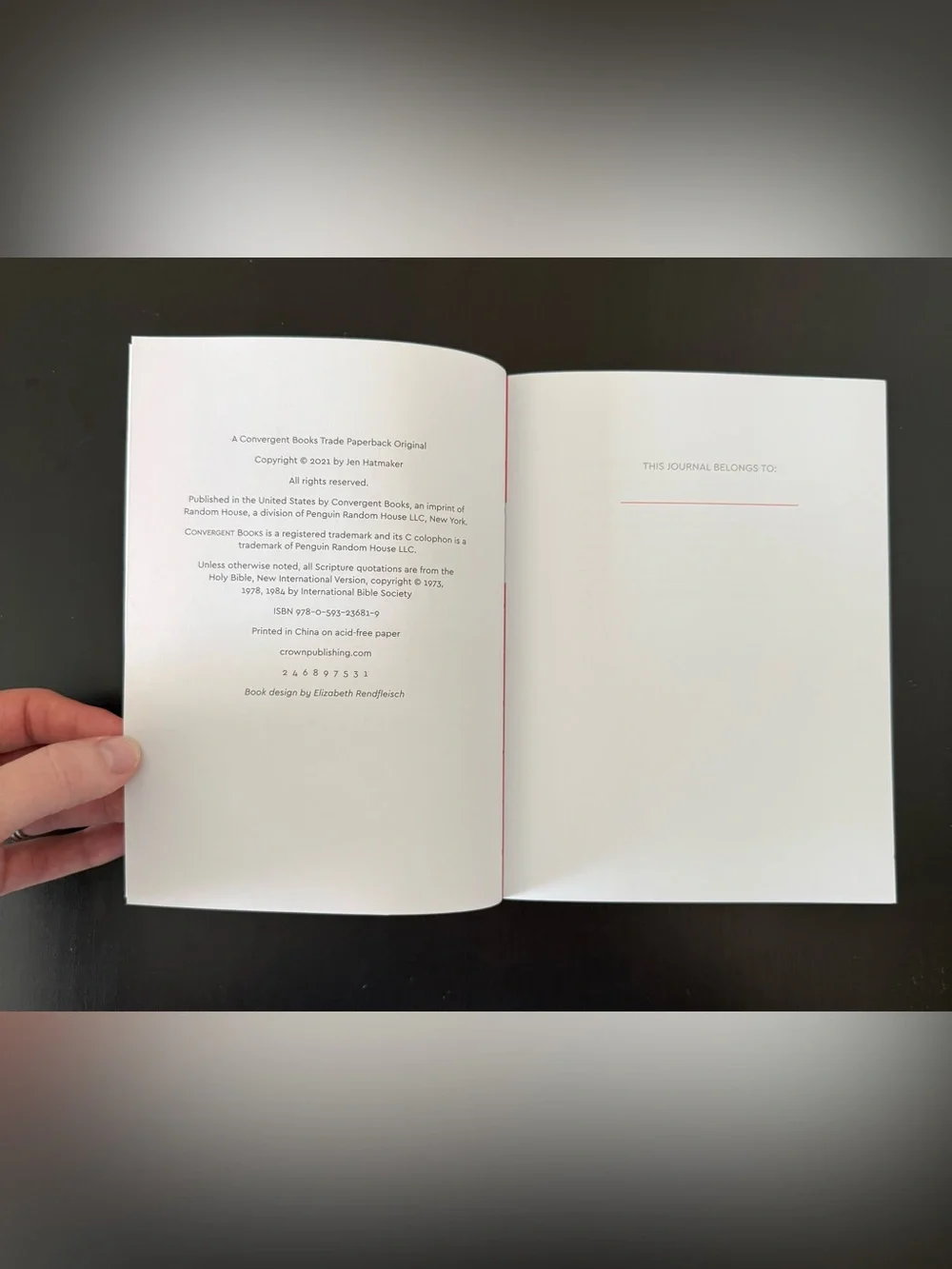 Jen Hatmaker Simple & Free Christian Guided Journal + Inspirational Dish